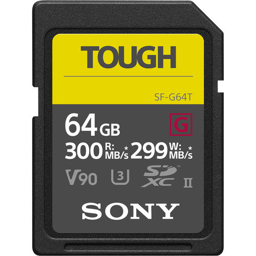 Sony Tough - 64GB SD UHS-II SDXC Memory Card