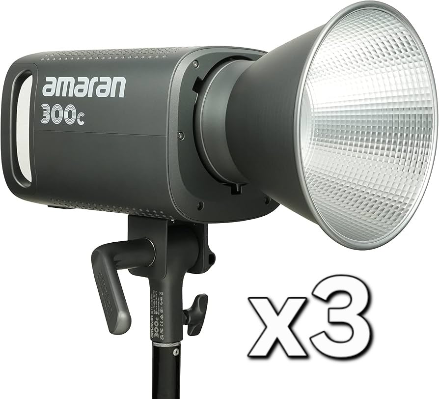 Aputure - Amaran 300c RGB COB 3-Light Kit