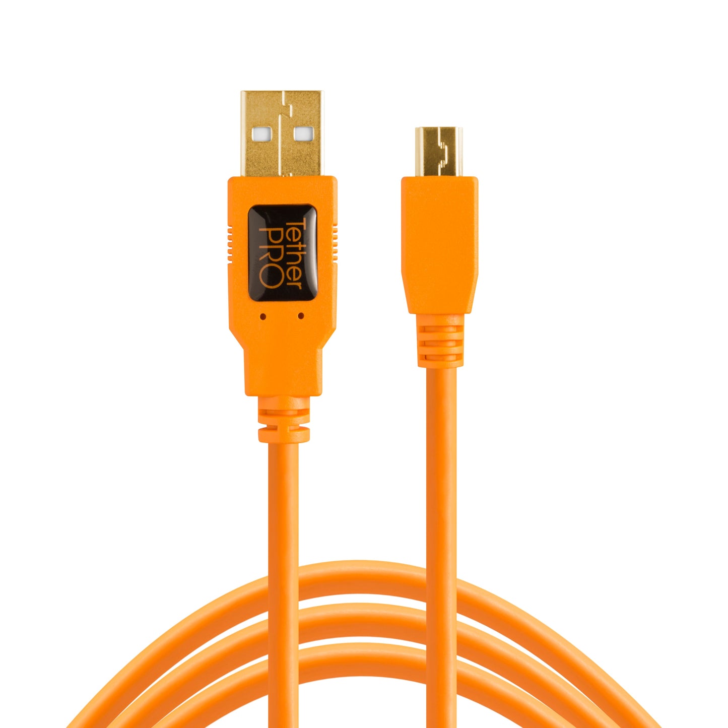 Tether Tools TetherPro USB 2.0 Male Type-A to Mini-B 5-Pin - 15 ft, Orange