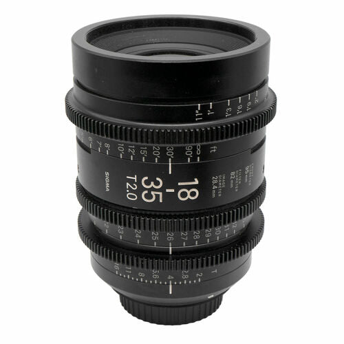 Sigma 18-35mm T2 High-Speed Zoom Lens, Canon EF Mount